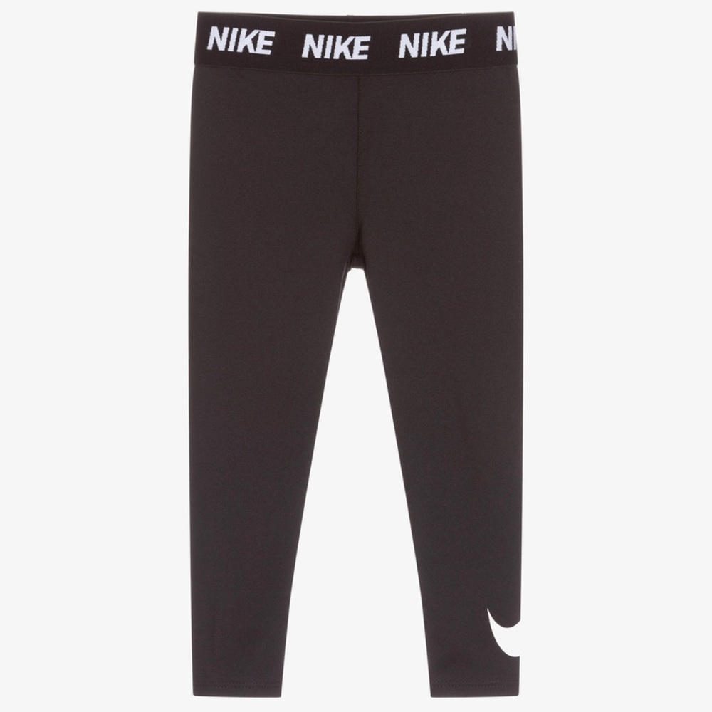 Girls Nike Dri-Fit crop black leggings size 5 (S). Excellent condition!